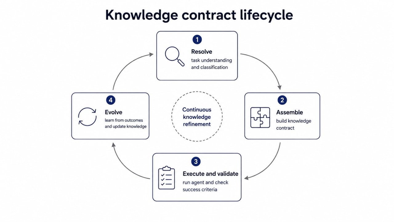 Ранний lifecycle Knowledge Contract Статус: устаревшая версия.